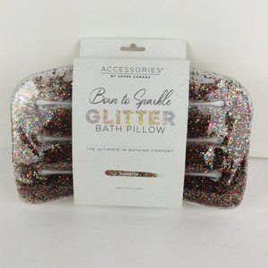 Born To Sparkle Glitter Bath Pillow